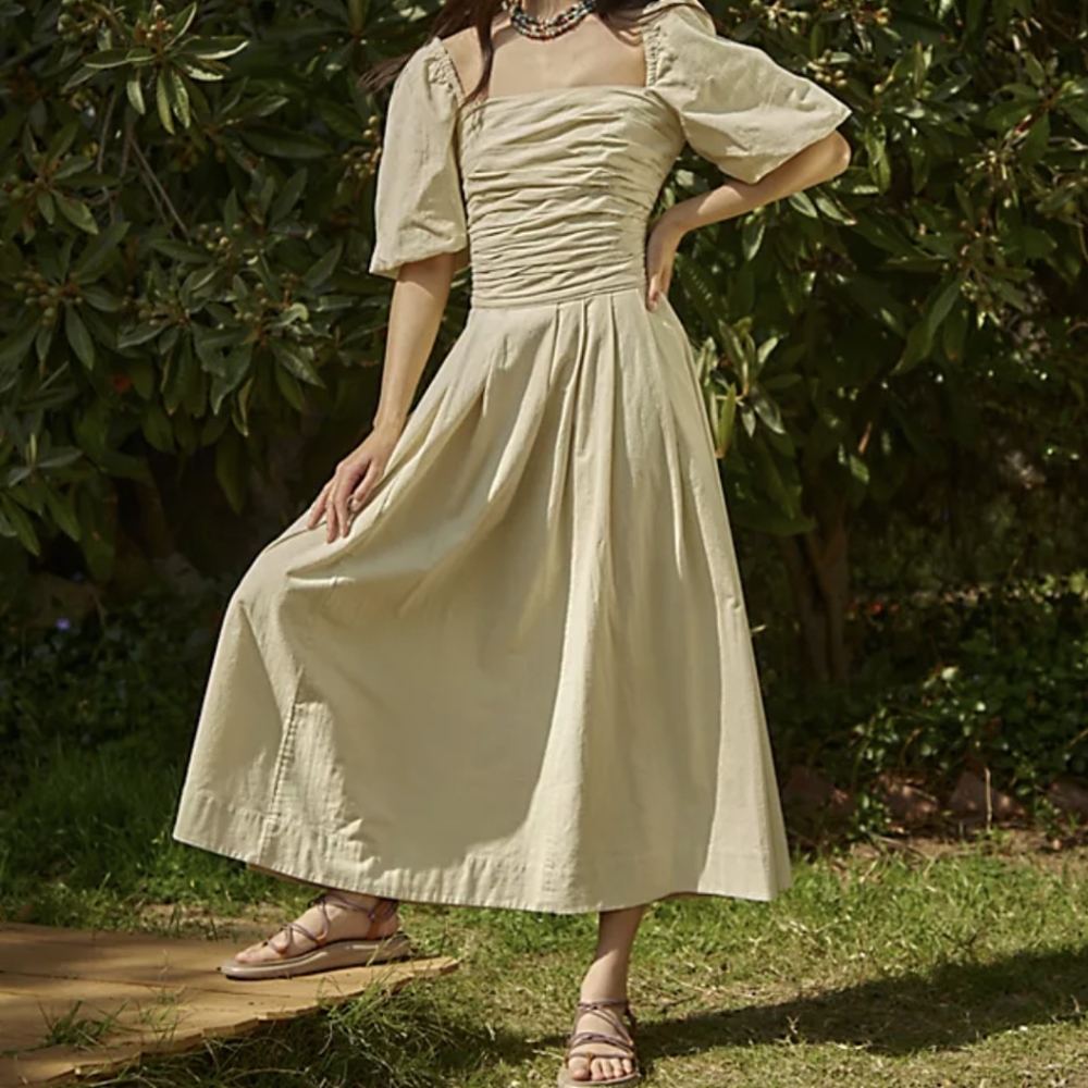 Free People 'Ain't She a Beaut' Midi Dress NWOT Size M